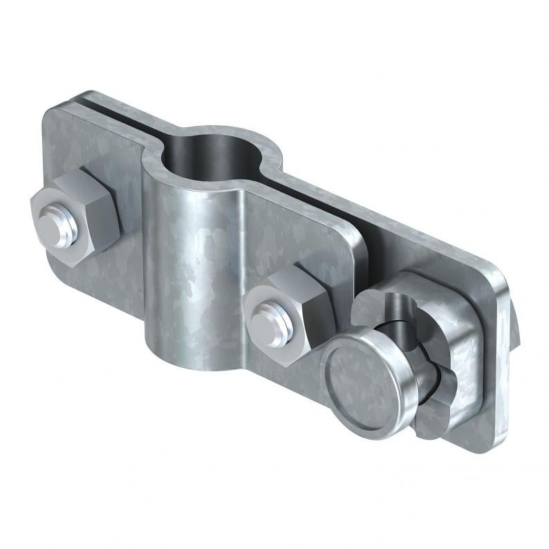 Connection clip for earthing rod to round cables Rd 8−10