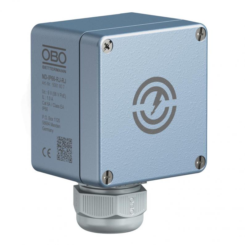 Surge protection for high-speed networks up to 10 GBit (Class EA/CAT6A)